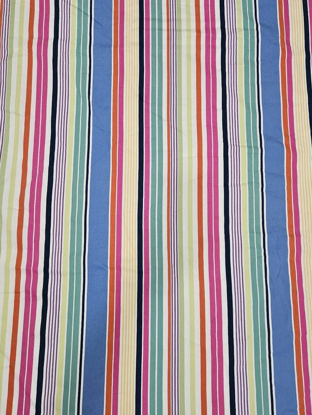 Pottery Barn Teen Saylor Stripe TWIN DUVET Thick Organic Cotton Multicolor DORM